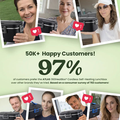 Atlas 360HeatBox® Cordless Self-Heating Lunchbox