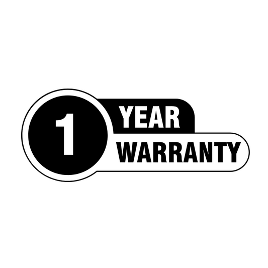 1 Year Warranty