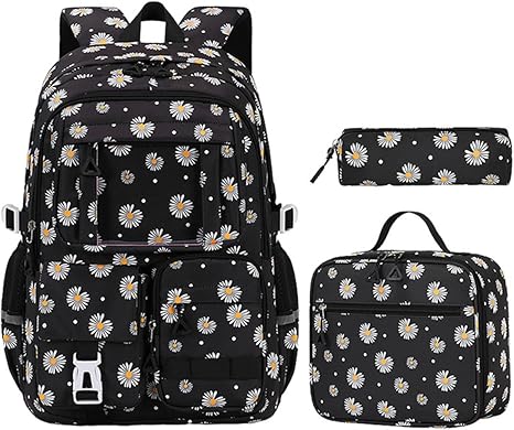3-in-1 Waterproof School Backpack Set