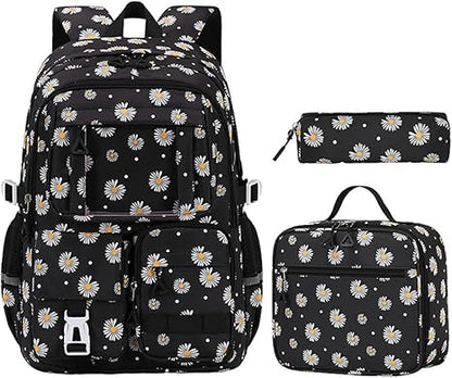 3-in-1 Waterproof School Backpack Set