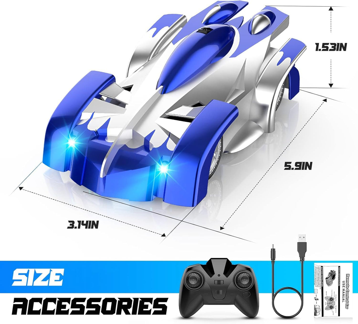 3 in 1 Wall Climbing RC Car