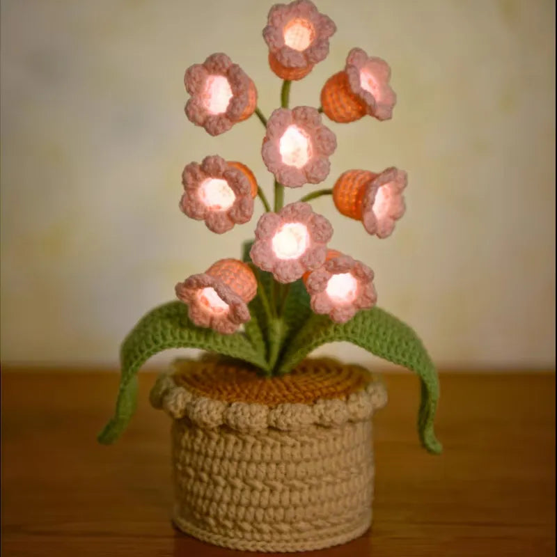 Hand Knitted LED Flower Bouquet