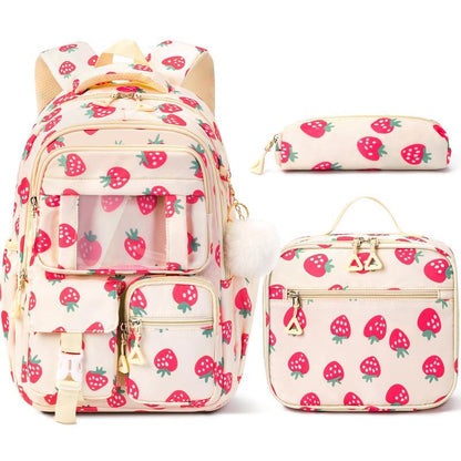 3-in-1 Waterproof School Backpack Set