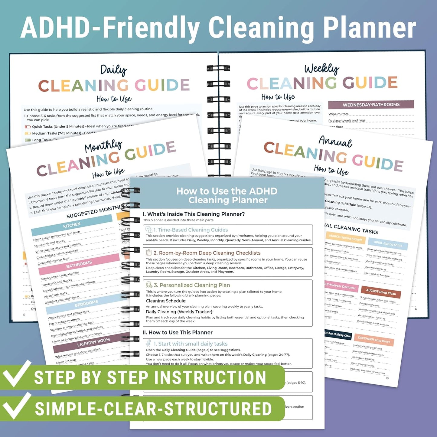 ADHD Cleaning Schedule & Planner