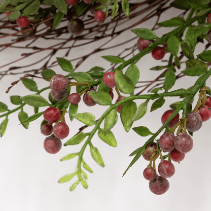 Elegant 24" Burgundy Berry Wreath - LndmarkClub USA