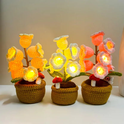 Hand Knitted LED Flower Bouquet