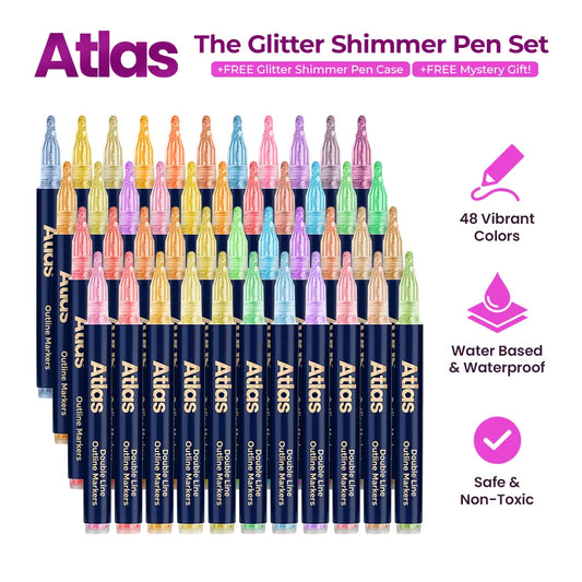 The Glittler Shimmer Pen Set