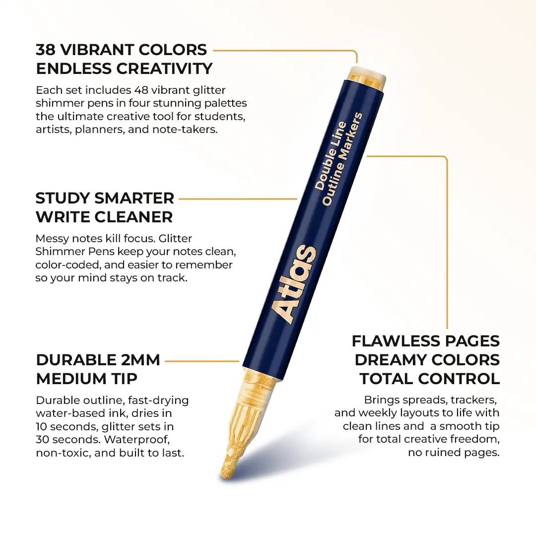 The Glittler Shimmer Pen Set