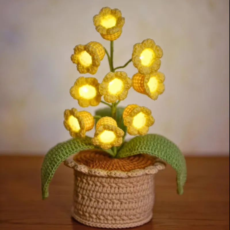 Hand Knitted LED Flower Bouquet